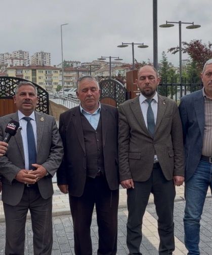 Sazlıcalılar altın ve kalsit için valilik önünde toplandı