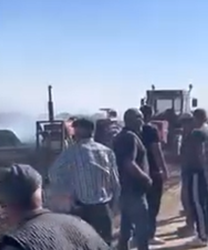 Niğde'de buğday tarlasında yangın