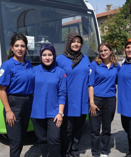 Niğde'de ücretsiz elektrikli otobüsler kadın şoförlere emanet