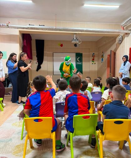 Yeşilay Niğde'den miniklere sağlıklı yaşam eğitimi