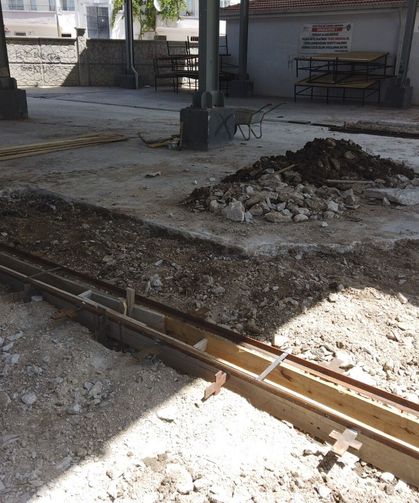Salı Pazarı'nda bakım ve onarım çalışması