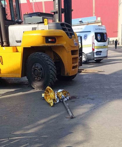 Forkliftin çarptığı adam hayatını kaybetti