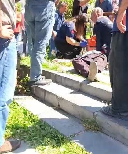 Kalp krizi geçiren vatandaşı kurtarmak için ekipler seferber oldu
