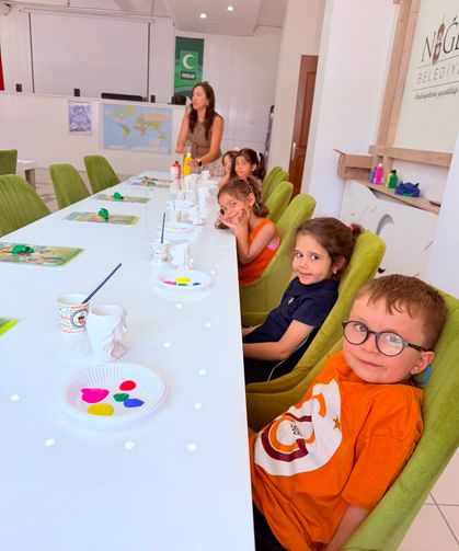 Minikler Yeşilay'da hem öğrendi hem eğlendi