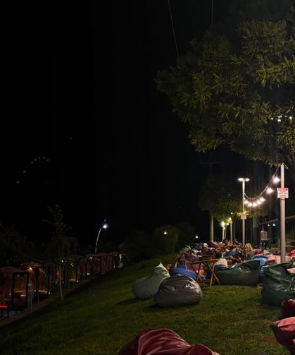Kayardı Millet Bahçesi akşamları sakinliğe büründü