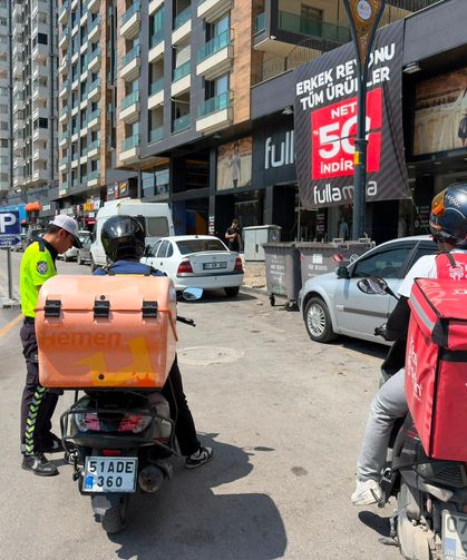 Niğde’de motosiklet sürücülerine yönelik denetim