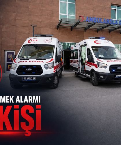 Niğde’de zehirlenme şüphesiyle 40’a yakın kişi hastaneye başvurdu