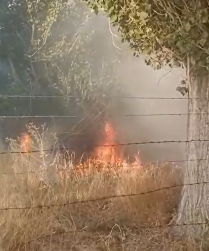 Niğde’de bahçe yangını çıktı
