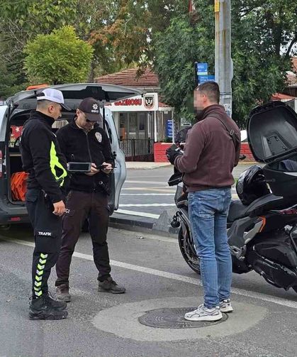 Motosiklet sürücülerine yönelik denetim
