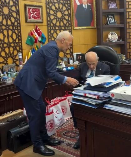 Başkan Tükenmez”Liderimizin hayır duasını” aldık