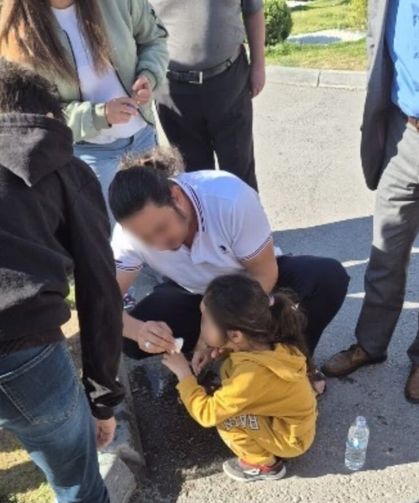 Niğde’de otomobil bisikletli 2 çocuğa çarptı
