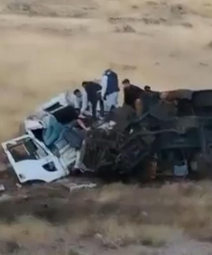 Niğde Ketençimen dağ yolunda kamyonet yoldan çıktı: 1 yaralı