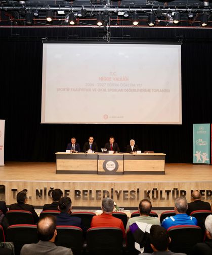 Niğde’de okulların sportif faaliyetleri değerlendirildi