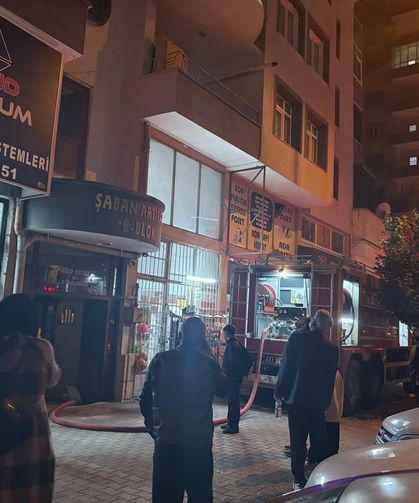 Niğde’de apartman dairesinde yangın çıktı