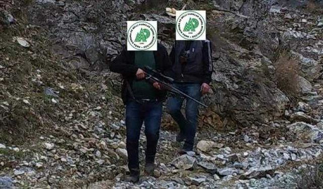 Niğde'de kaçak avlanan 2 kişiye ceza kesildi
