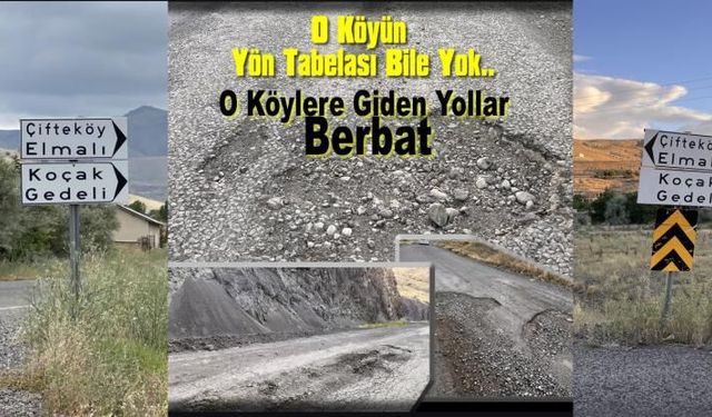O Köyün Yön Tabelası Bile Yok...