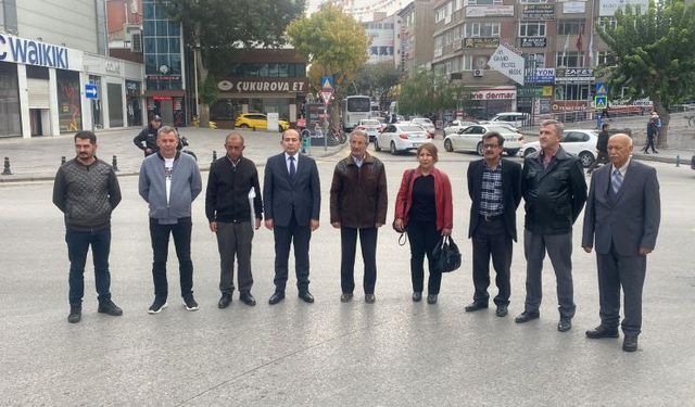 Muhtarlar Ankara’ya gitti çelengi azalar sundu 