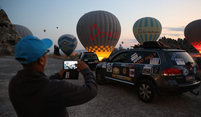 Doğu Batı Dostluk ve İpek Yolu Rallisi Kapadokya’ya ulaştı