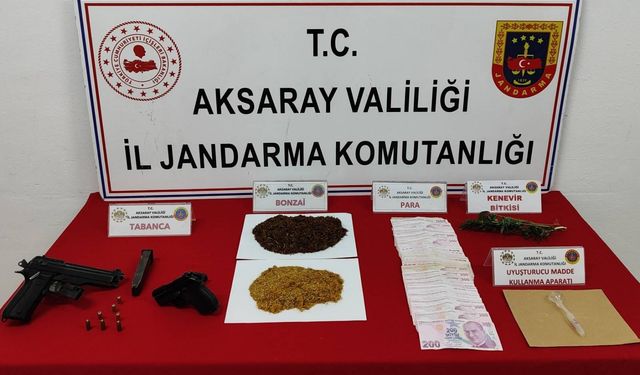 Aksaray’da uyuşturucu tacirlerine operasyon: 1 tutuklama