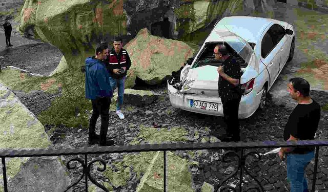 Kapadokya’yı Sel Vurdu, Dede ve Torunu Böyle Kurtarıldı