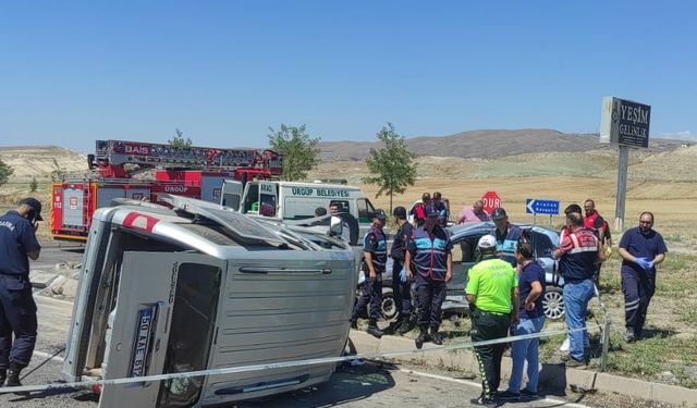 Nevşehir’de trafik kazası: 1 ölü, 4 yaralı