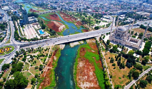 Yosun istilasındaki Seyhan Nehri temizleniyor