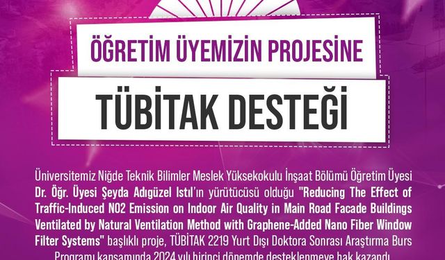 NÖHÜ çevre sağlığına katkı sunacak projesine destek