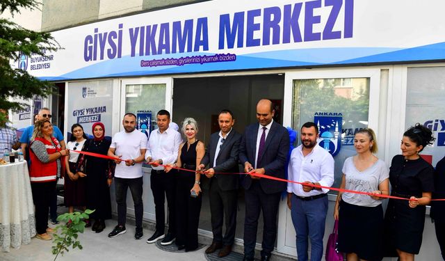 Büyükşehirden üniversite öğrencilerine özel giysi yıkama merkezi