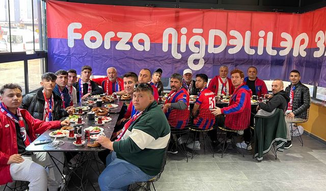 Forza Niğdeliler Niğde'den Giden Taraftarları Ağırladılar