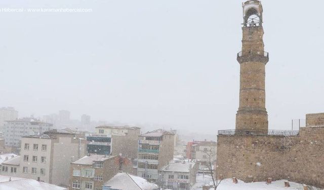 Meteoroloji uyardı: Niğde'ye kar geliyor!