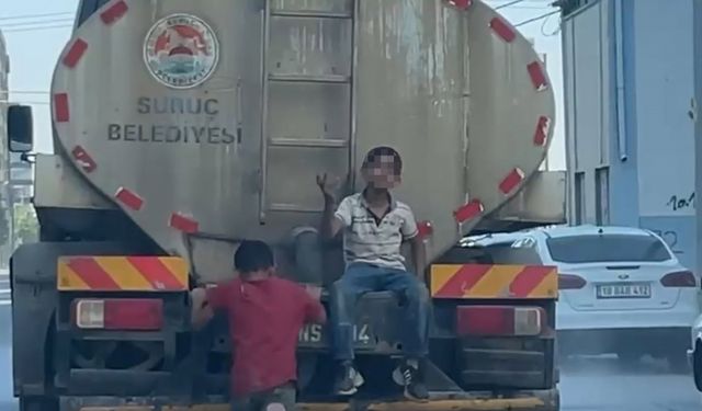Çocukların oyunu yürekleri ağızlara getirdi