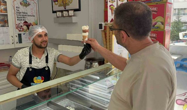 Dondurma alırken dikkat