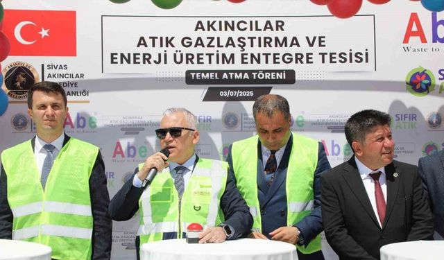 Türkiye’de ilk olacak projenin temeli Sivas’ta atıldı