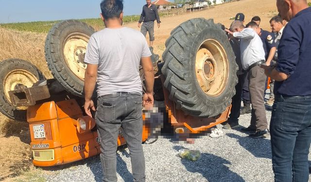 Traktör kazası: 1 ölü