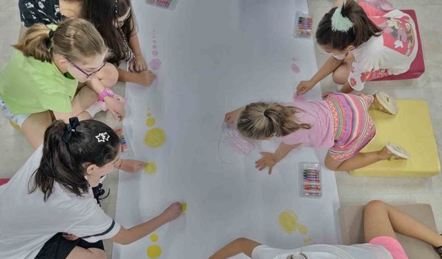 Çocuklar kitapların basımını yaşayarak öğrendi