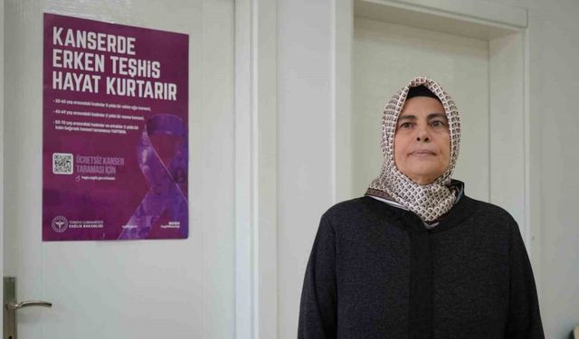 Kadın erken teşhisle sağlığına kavuştu