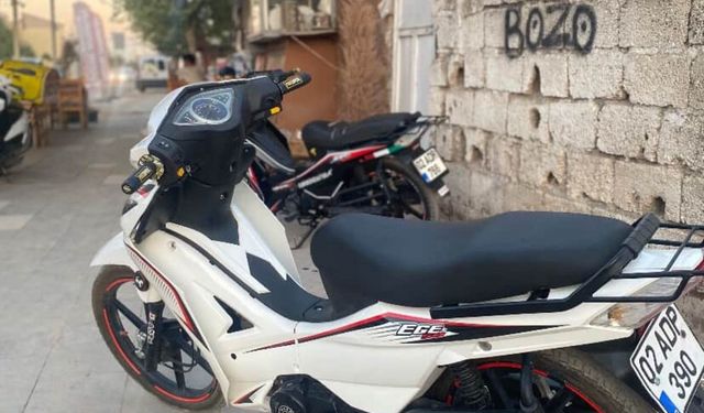 Park halindeki motosiklet çalındı