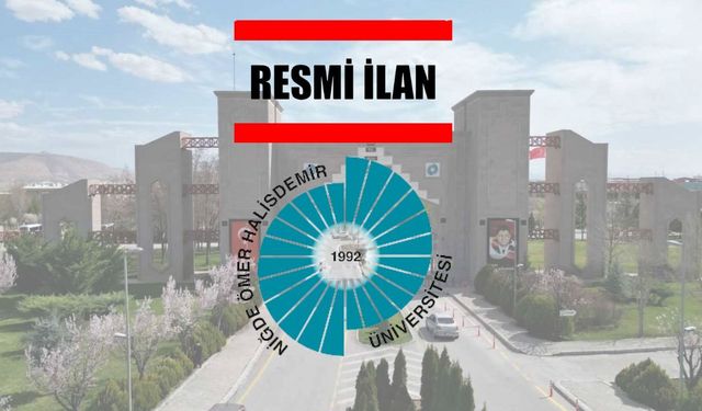 NİĞDE ÖMER HALİSDEMİR ÜNİVERSİTESİ GİYECEK MALZEMELERİ ALACAK