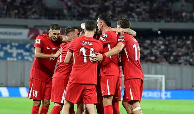 Milli takım 10 kişiyle Gürcistan’ı yendi