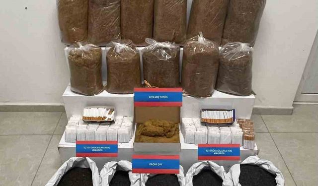 Bin 340 adet makaron ele geçirildi