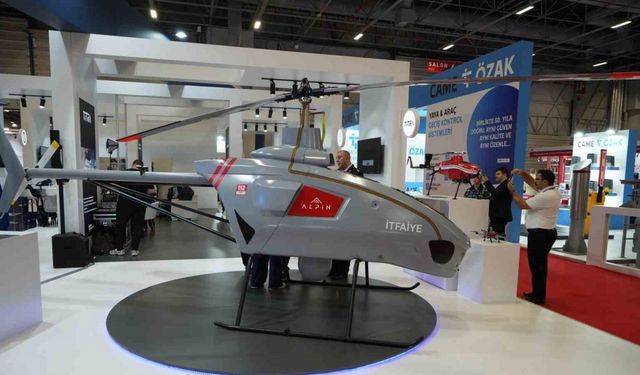 Afetlerle mücadeleye insanız helikopter