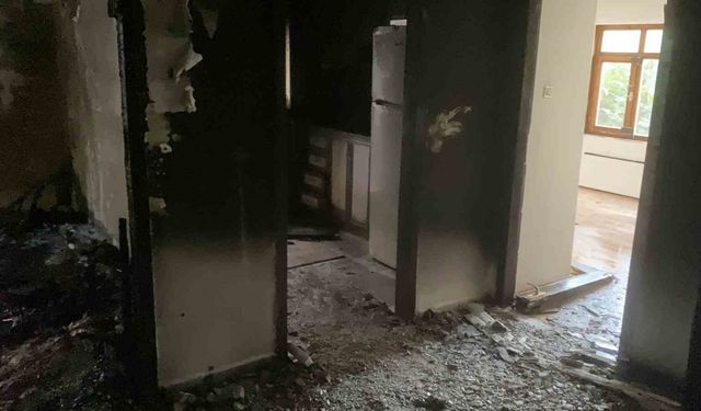 4 katlı binada yangın