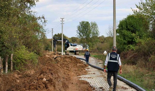 Hendek’te kesintisiz içme suyu taşıyacak hat devreye alınıyor