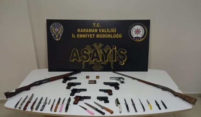 Asayiş uygulamalarında yakalanan 11 kişi tutuklandı