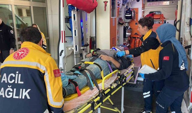 Çalıştığı inşaattan düşen işçi yaralandı