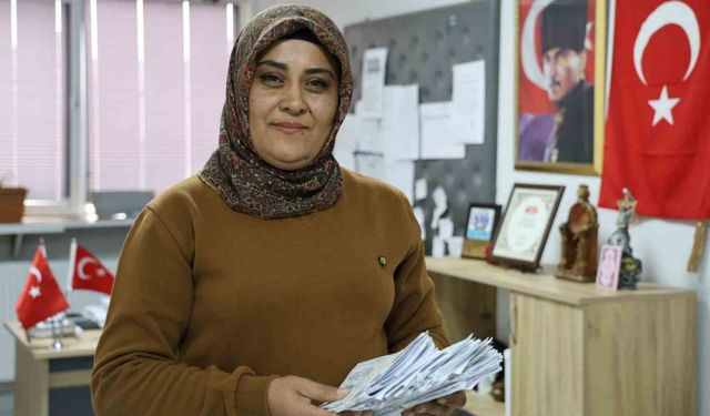 Tek kadın muhtarı görevinde 2. yılını tamamladı