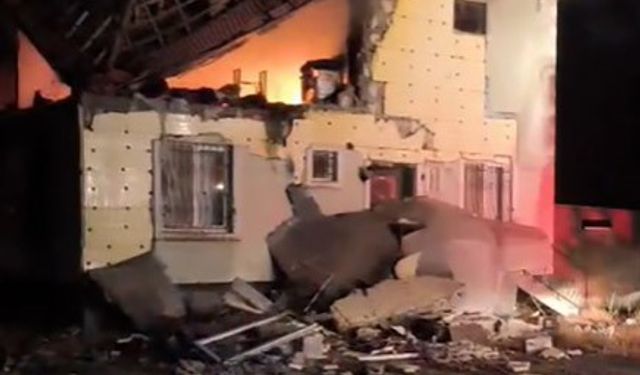 Konya’da ev yangını