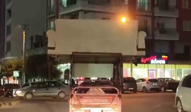 Motosikletle koltuk taşıyan sürücüye ceza