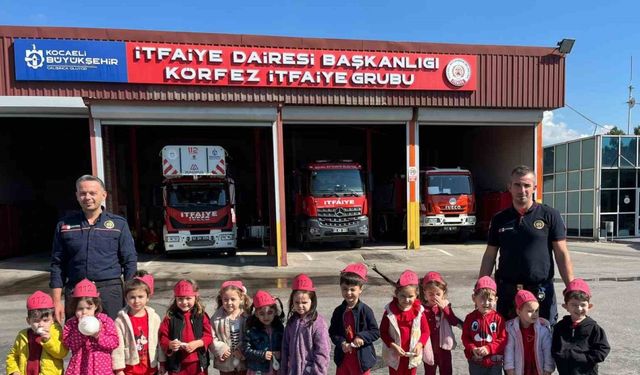 Öğrenciler itfaiyecilik mesleğini yakından tanıdı