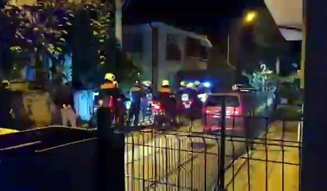 Tüfek ile defalarca havaya ateş açtı